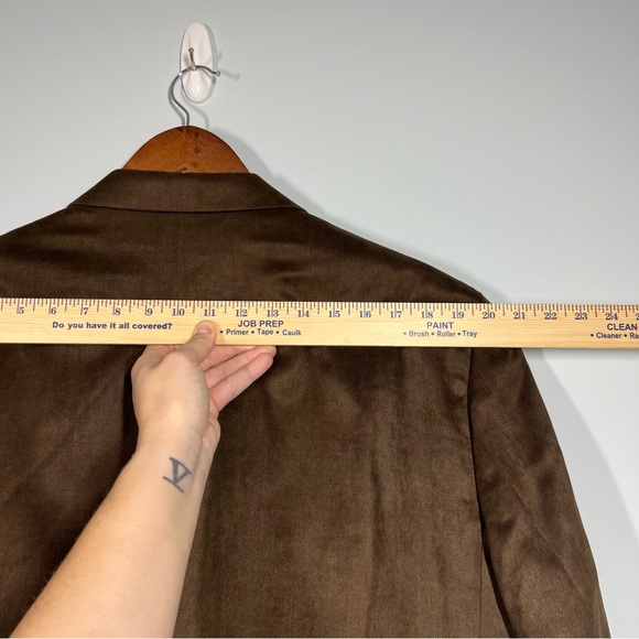 Lauren Ralph Lauren Sport Coat Men’s 44L Single Breast Faux Suede Blazer 110724 - Picture 11 of 16